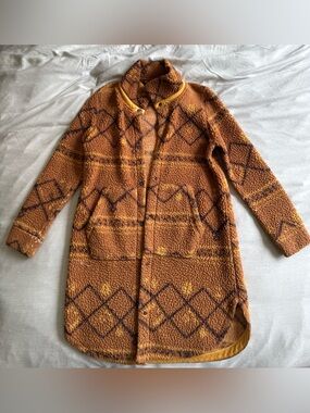 LIV Outdoor Long Button Up Fleece Jacket